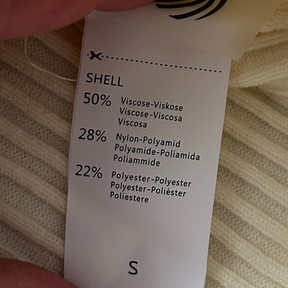 V For City Cream Brown Maternity Waist Tie Long Sleeve Midi Dress Size Small - Picture 8 of 11